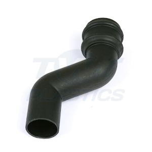 68mm Plastic Cast Iron Downpipe 115mm Offset