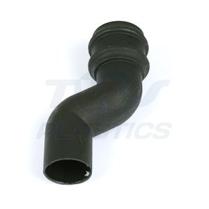 68mm Plastic Cast Iron Downpipe 75mm Offset