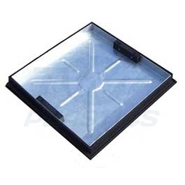 Manhole Drain Cover 300mm x 300mm x 46mm Internal Recessed Sealed