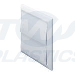 Gravity Flap Terminal Vent White 100mm