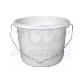 White Plastic Paint Kettle 1 Litre (2 Pints) 