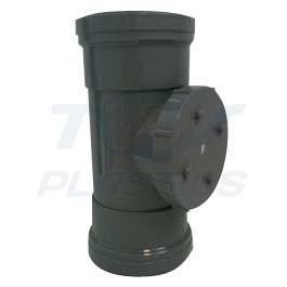 110mm Soil Double Socket Access Pipe (Various Colours)