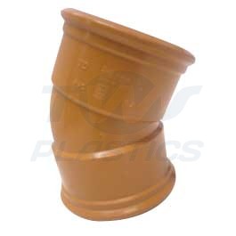 Underground Drainage 160mm 30 Degree Double Socket Bend