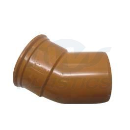 Underground Drainage 200mm 30 Degree Single Socket Bend