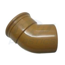 Underground Drainage 200mm x 45 Degree Single Socket Bend