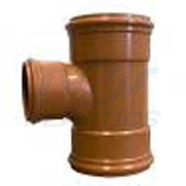 Underground Drainage 160mm 90 Degree Triple Socket Unequal Branch