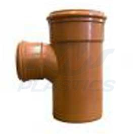 Underground Drainage 200mm x 160mm 90 Degree Double Socket Unequal Branch