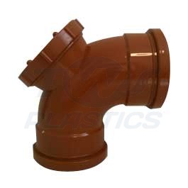 Underground Drainage 160mm 90 Degree Double Socket Access Bend