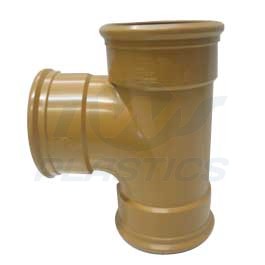 Underground Drainage 160mm 90 Degree Triple Socket Branch