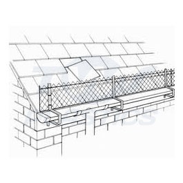 Snow Guard / Tile Guard 150mm x 2m Galvanised 